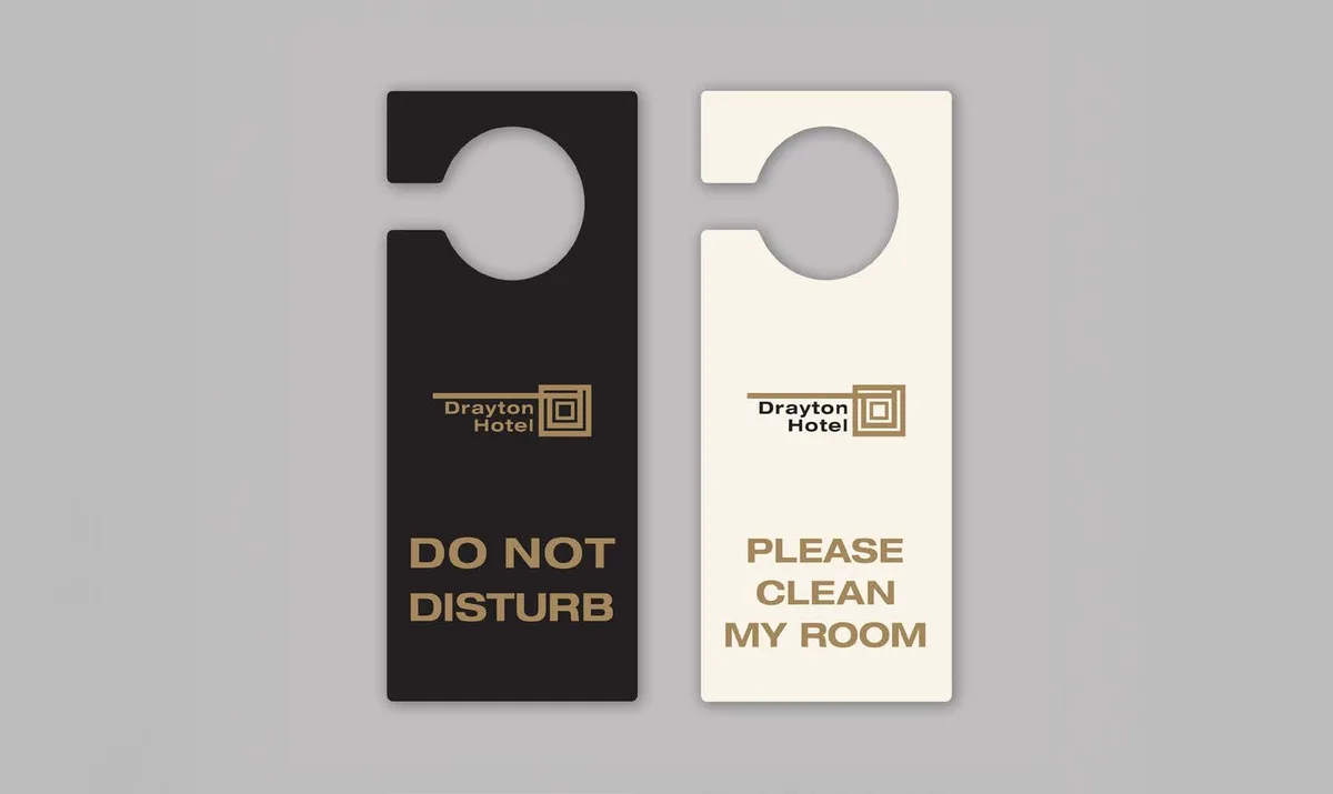 Drayton Hotel branding — Killing Eve S4